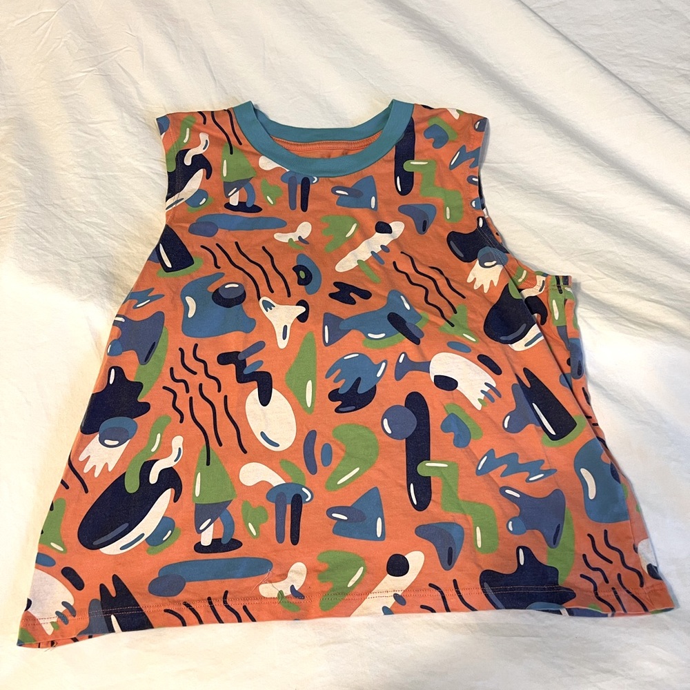90s retro colorful print Mokuyobi tank top